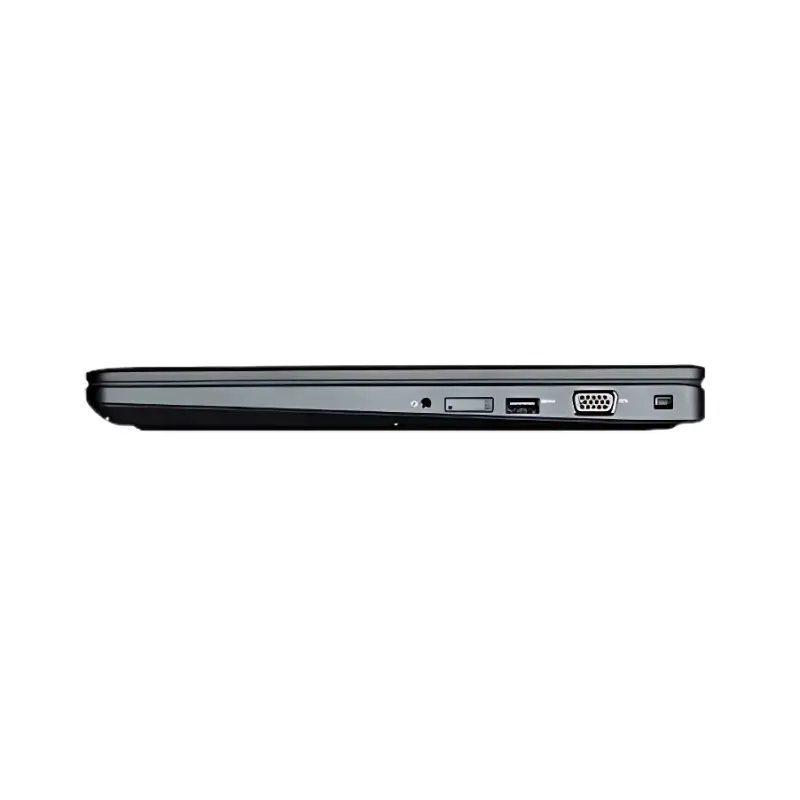 Dell Latitude 5580 _ Laptop _ Intel Core i7-7820HQ _ 256GB SSD _ 8GB Ram _ Intel HD Graphics 640 _ 15.6” Inch _ from side view Dell Latitude 5580 ports including USB, HDMI, and Ethernet