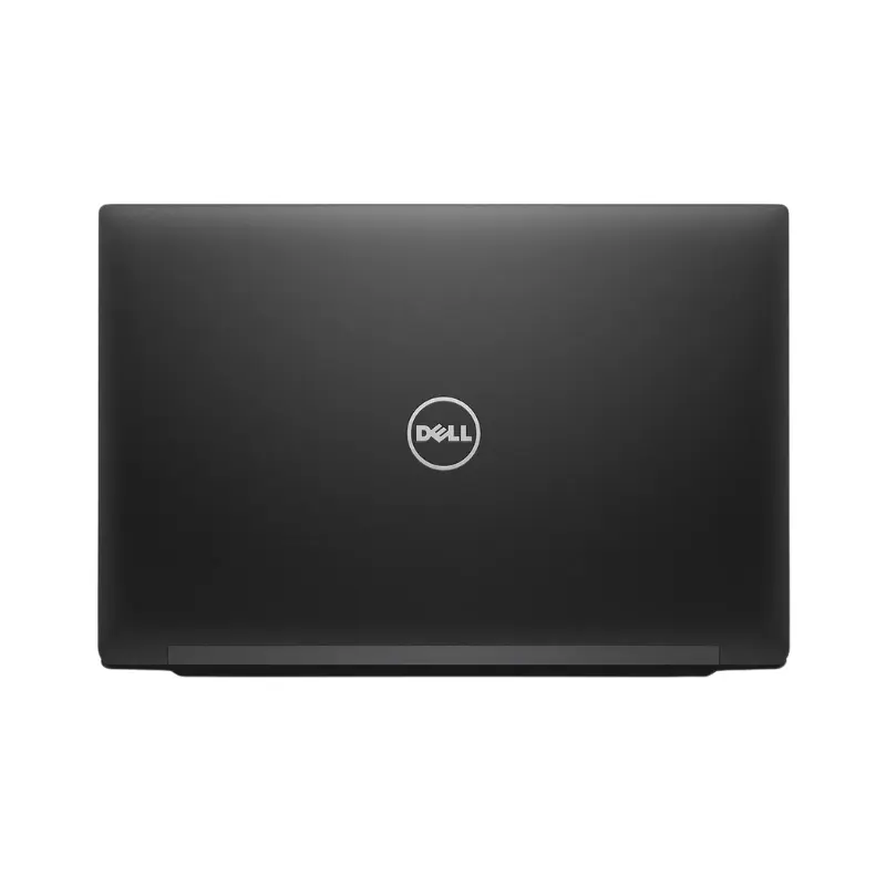 Dell Latitude E7480 _ Laptop _ Intel Core i7 7600u _ 256GB SSD _ 8GB Ram _ Intel HD graphics 620 _ 14 Inch _ FHD _ from rear panel view Dell Latitude E7480 lightweight black laptop with Intel HD Graphics 620