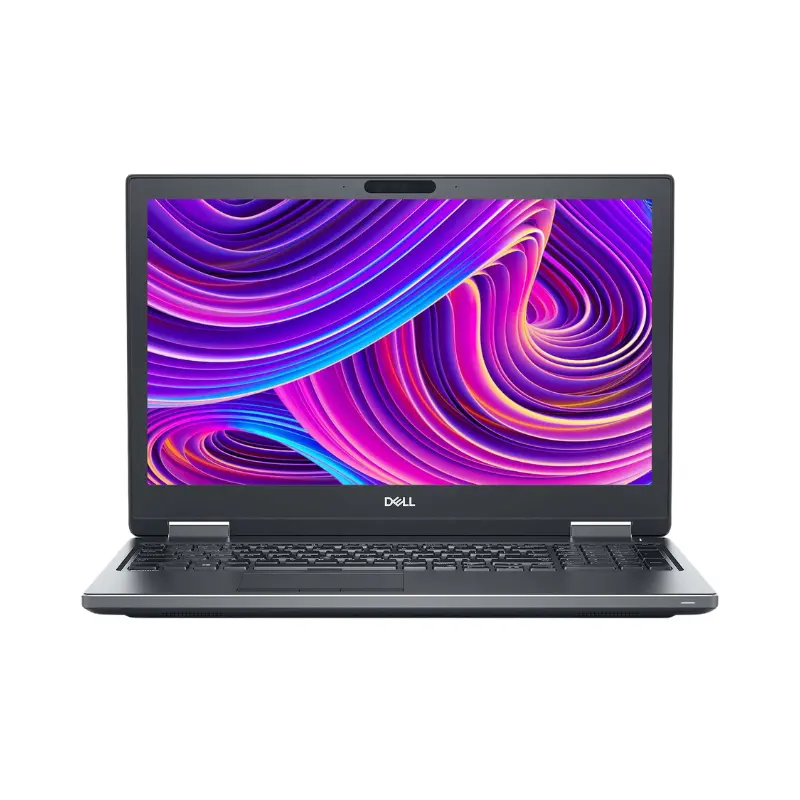 Dell Precision 7520 showing vivid Full HD screen while turned on
