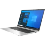 HP laptop EliteBook 850 G8 open lid front view