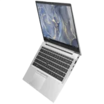 HP laptop EliteBook 850 G8 open lid front view