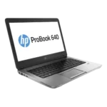 HP 640 G2 business laptop open lid front view