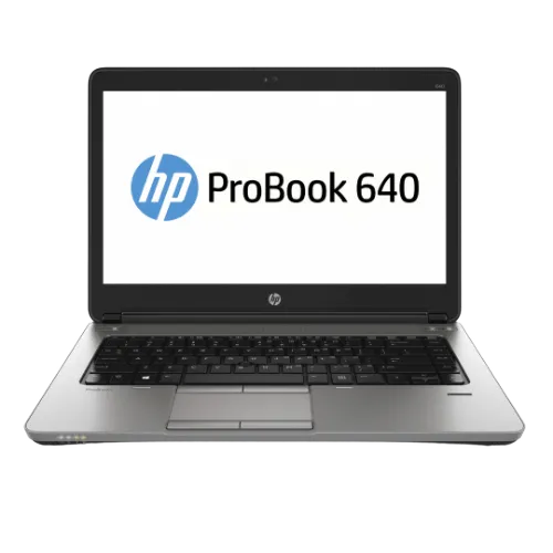 HP ProBook 640 G2 laptop front view - hp probook 640 g2