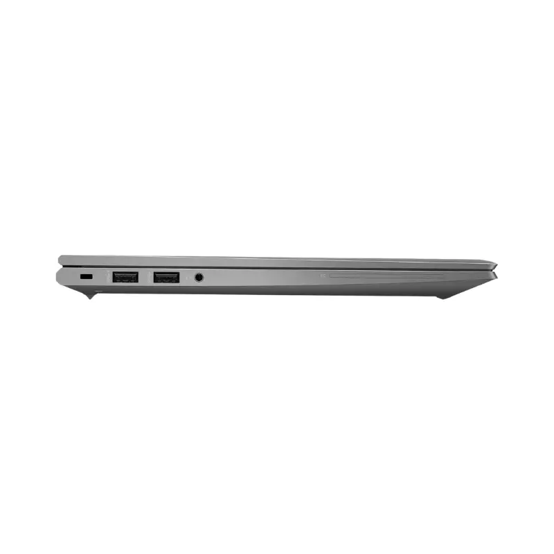HP ZBook Firefly 14 G7 _ Laptop _ Intel Corei5-10310U _ 256GB SSD _ 16GB Ram _ Intel UHD Graphics _ 14 inch _ FHD _ Windows 10 Pro _ from left side view HP ZBook Firefly 14 G7 showing ports and slim design