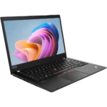 Backlit spill-resistant keyboard with TrackPoint on Lenovo ThinkPad T14 laptop