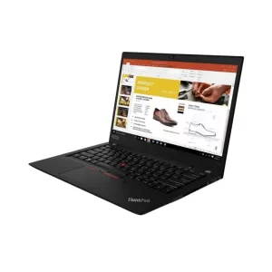 Lenovo ThinkPad T14 showing slim design and multiple ports.