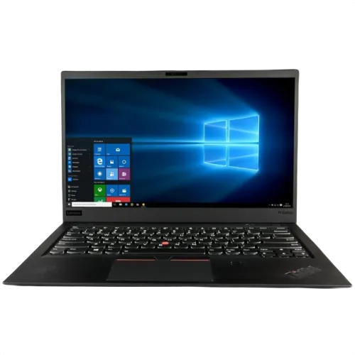 Lenovo ThinkPad X1 Carbon laptop front view - Lenovo ThinkPad X1 Carbon