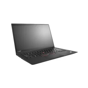 جهاز لينوفو ThinkPad X1 Carbon النحيف وخفيف الوزن يظهر المنافذ الجانبية ووصلات USB