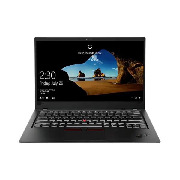 Lenovo ThinkPad X1 Carbon front view with 14-inch touchscreen display