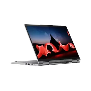 Lenovo ThinkPad X1 Yoga Gen 8 tablet mode with stylus pen in use