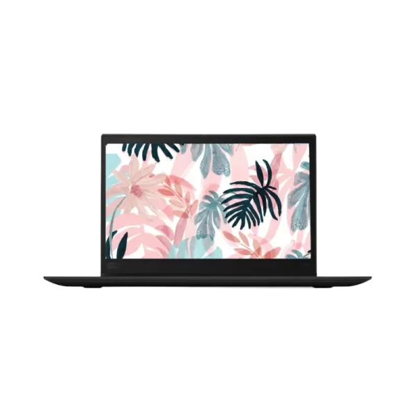 Lenovo ThinkPad X1 Yoga closed, showing slim, lightweight black chassis with ThinkPad logo