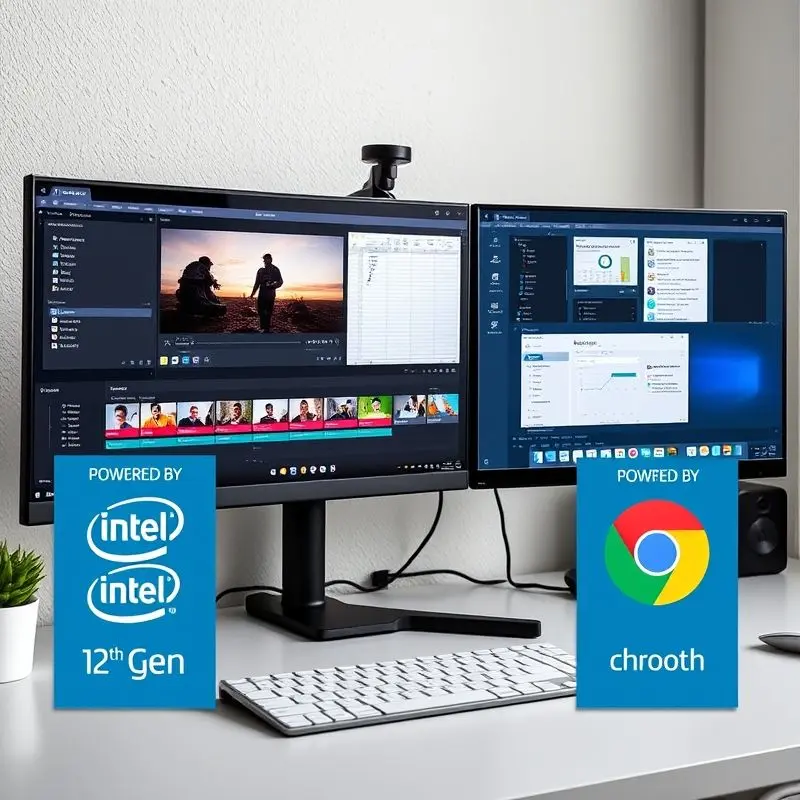 Side-by-side exploded diagram showing internal differences between Intel 11th Gen and 12th Gen CPUs