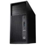 HP Z240 Tower Workstation SFF in black compact chassis – small form factor desktop with front USB ports and optical drive bay